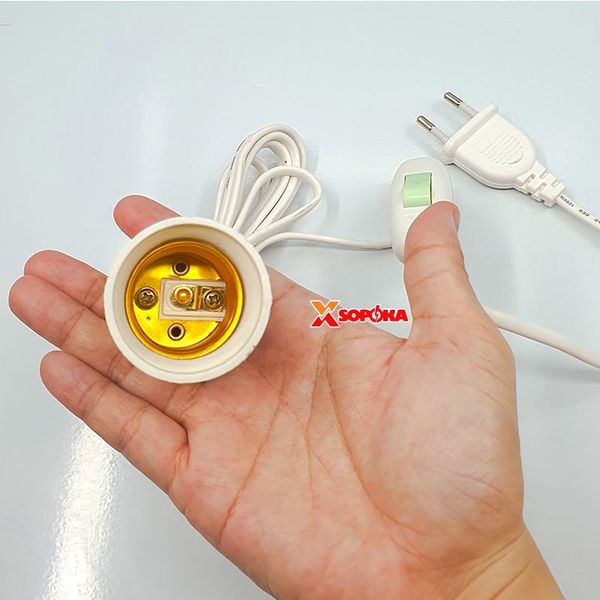 Bộ Dây Đui Đèn Led Có Công Tắc ĐS6 ĐS7 SOPOKA