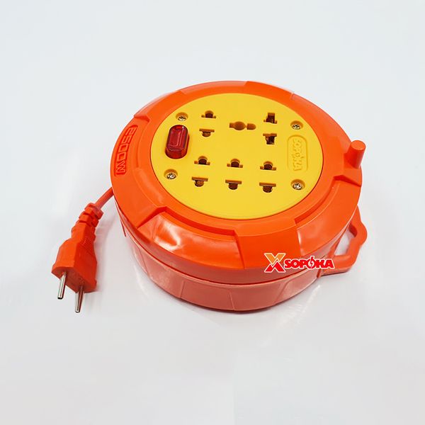 Ổ Cắm Điện Quay Cuộn Dây Tròn Chịu Tải 2500W Dòng R SOPOKA