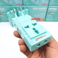 Ổ Chia Điện 4 Lỗ Dẹp Cổ Xoay 3000W 13A R4X-3000W SOPOKA