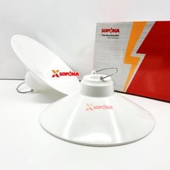 Chóa Đèn (Chao Đèn) Nhựa Có Móc Treo M250 Chống Vỡ Chống Mưa Chịu Nhiệt SOPOKA