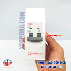 Hộp CB 1 Pha 2P Tiến Phát – Hộp Gắn Nổi Bảo Vệ CB 2 Tép Gọn Gàng, An Toàn