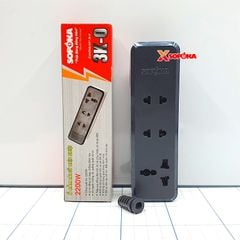 Ổ Cắm Điện 3 Lỗ 2200W Lõi Sứ – Không Dây 3K-0 SOPOKA