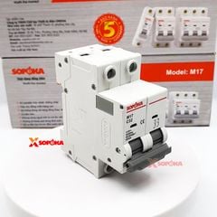 Aptomat 1 Pha MCB Tép 2P M17 SOPOKA