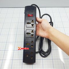 Ổ Cắm Điện 4 Lỗ 2200W Lõi Sứ – Breaker Tự Ngắt Khi Quá Tải | 4T SOPOKA