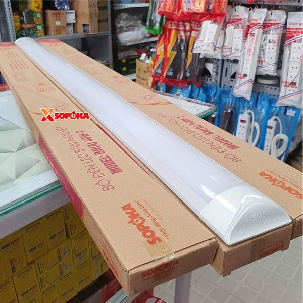 Bộ Bóng Đèn Led Bán Nguyệt 1m2 Mica 40W BN (A) 40W-T SOPOKA