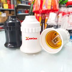 Đui Đèn Ren Vặn Xoáy E27 Loe ĐL1 (A) ĐL2(A) SOPOKA