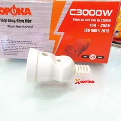 Phích Cắm Điện Âm Siêu Chịu Tải 3000W C3000W SOPOKA