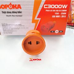 Phích Cắm Điện Âm Siêu Chịu Tải 3000W C3000W SOPOKA