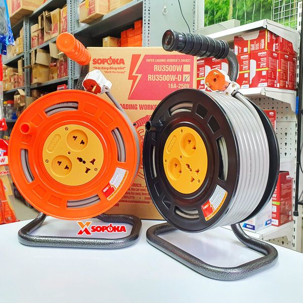 Rulo cuộn dây điện 2x1.5 công suất 3500W SOPOKA VĨNH THỊNH