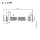 Dây Cấp Nước Arrow ABJ10-60