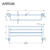 Giá treo khăn Arrow AG52093PN