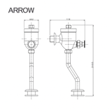 Van xả nhấn Arrow C02