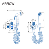 Vòi xịt vệ sinh Arrow AF5204CP