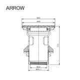 Xả lật Lavabo Arrow AQS104CP