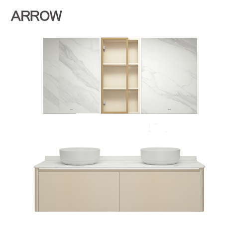 Bộ Tủ Lavabo Arrow A1601XXY1/AP41025B và Tủ Gương Arrow A1601XXY2