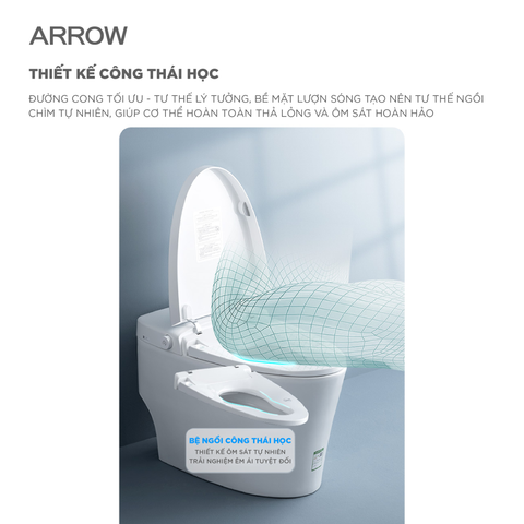 Bồn cầu thông minh Arrow AB1033M