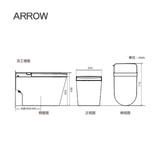 Bồn cầu thông minh Arrow AB1036-CM