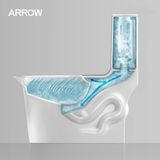 Bồn cầu một khối Arrow AB1183UM/PG015-ZPA