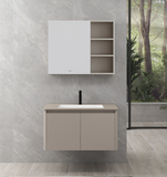 Bộ Tủ Lavabo Arrow ADGMD9G4035WF-DJB/ADGMD9G4035WF-DJB và Tủ Gương Arrow AMJD9G4035WF-DJB