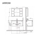 tu-guong-lavabo-arrow-ADGMD9G4035WF-DJB/ADGMD9G4035WF-DJB