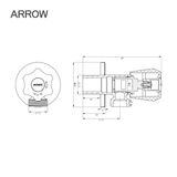 Van khóa Arrow AF5203M