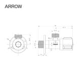 Van khóa Arrow AF5208CP