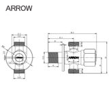 Van T chia nước Arrow AF5211SS