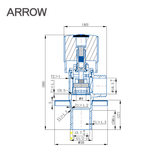 Van khóa Arrow AF5220CP