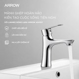 Vòi lavabo nóng lạnh Arrow AG4107