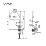 voi-bep-nong-lanh-cao-cap-arrow-AG4510AM