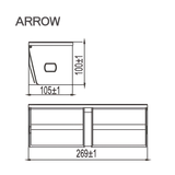 Hộp đựng giấy vệ sinh Arrow AG520412PN