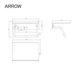 Hộp đựng giấy vệ sinh Arrow AG52095PN