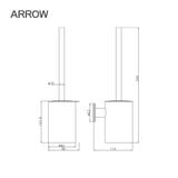 Bộ cọ vệ sinh Arrow AG52096PN