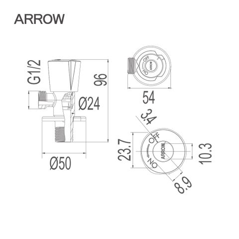 Van khóa Arrow AG5301
