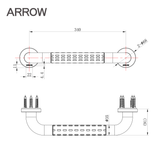 Thanh vịn phòng tăm Arrow AG5601SM