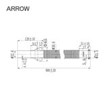 Ống xả Lavabo Chữ S Arrow AG5915