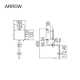 Van xả cảm biến Arrow AG7107AB