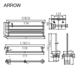 Thanh treo khăn Arrow AGJ2501GG