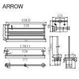 Thanh treo khăn Arrow AGJ2501