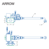 Van xả cảm biến Arrow AGY-100BUCP