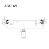 Dây vòi xịt vệ sinh Arrow AH39F001CP
