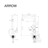 Vòi bếp nóng lạnh Arrow ACY11Q871CP