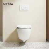 Nút nhấn xả âm tường Arrow AHM001A