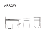 Bồn cầu thông minh Arrow AKB1106-SM