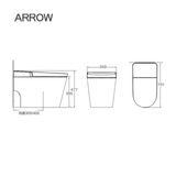 Bồn cầu thông minh Arrow AKB1326M