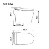 Bồn cầu thông minh Arrow AKB1332M