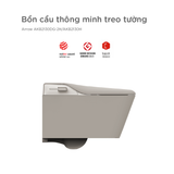 Bồn cầu thông minh treo tường Arrow AKB2130DG-2H/AKB2130H
