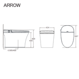 Bồn cầu thông minh Arrow AKE1162M