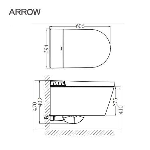 bon-cau-treo-tuong-thong-minh-arrow- AKH1051H/AKB1051