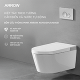 Bồn cầu thông minh treo tường Arrow AKH1051H/AKB1051